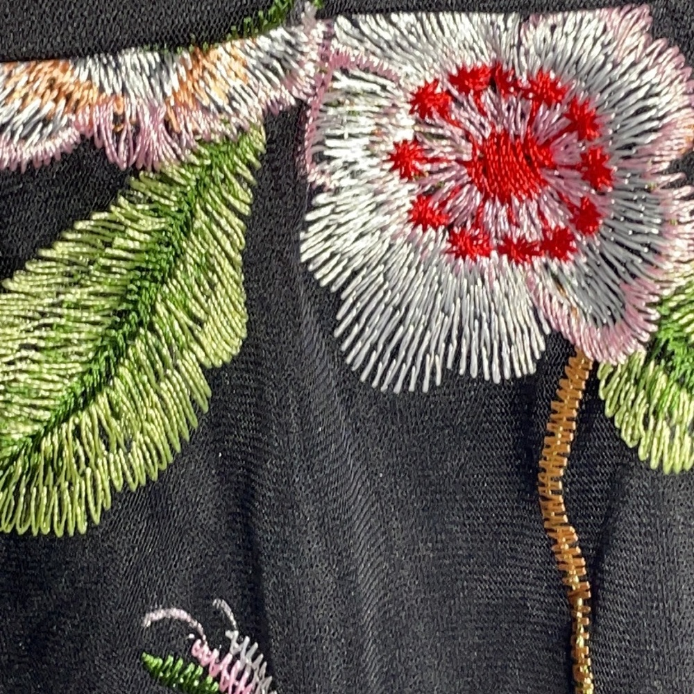 Urban Outfitters Embroidered Mesh Romper (M) - Picture 6 of 9